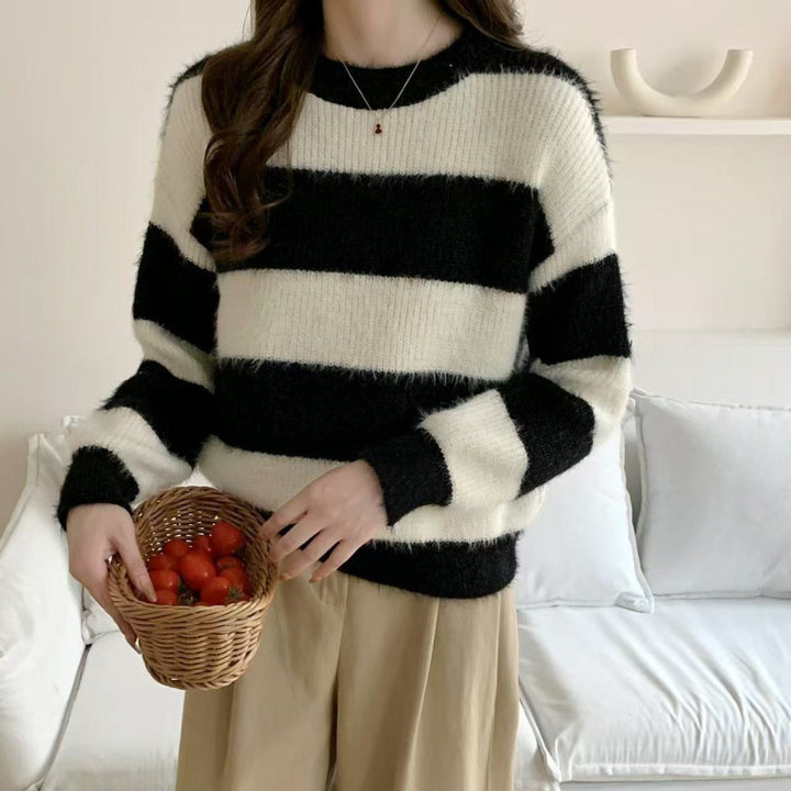 Kvinder stripe kram genser Stilla