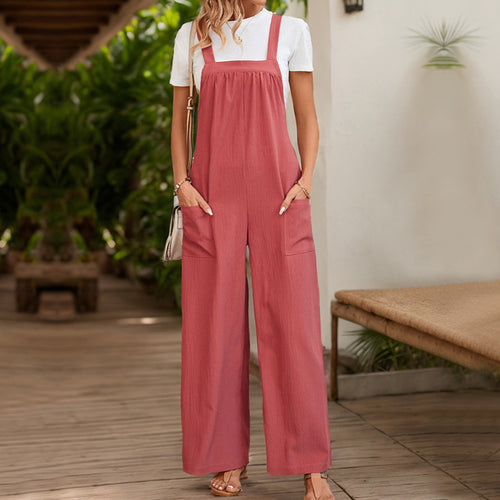 Dame Relaxed Fit Overall Jumpsuit Stilla