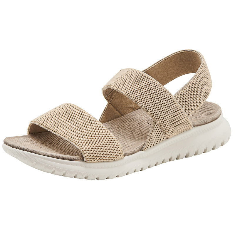 Dame Sportliche Trekking-sandaler med åndbare stretch-remme og skridsikker sål Stilla