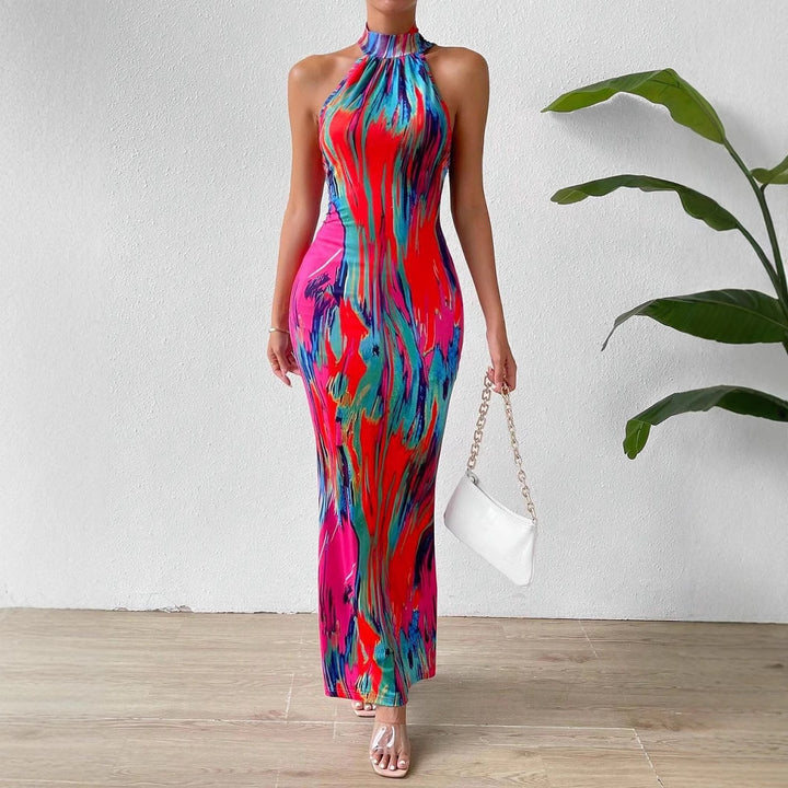 Dame Højkrave Bodycon Maxikjole Stilla
