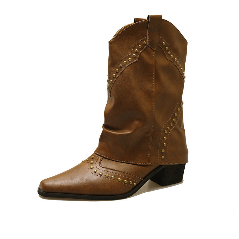 Dame Cowboy Støvler Stilla