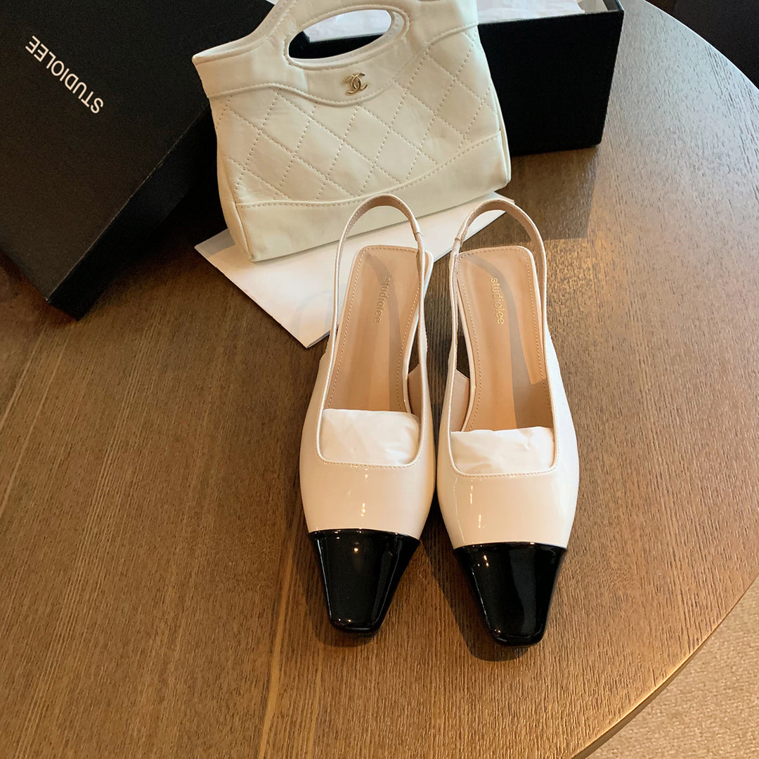 Dame elegant Slingback spidse sko Stilla