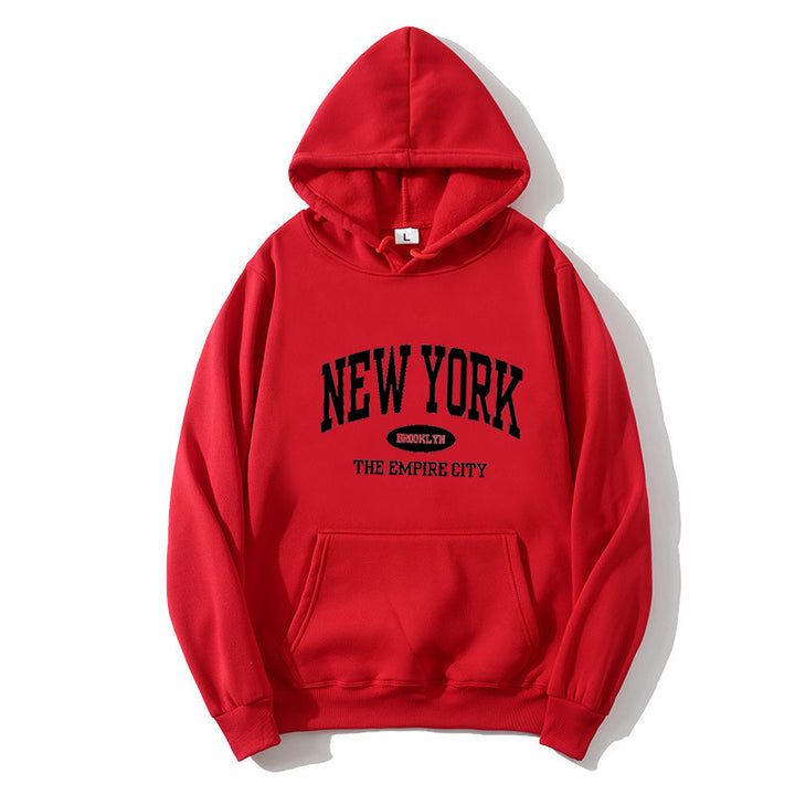Kvinder Cozy Hoodie med New York Print Skovae