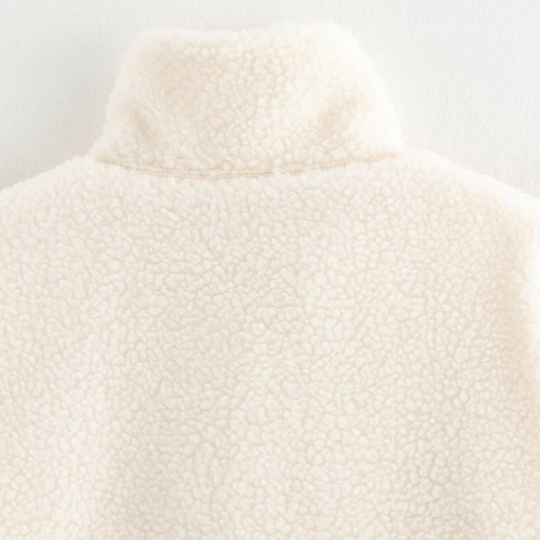 Femme Plush-fleece-jakke med lynlås Stilla