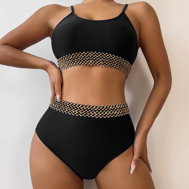 Dame Bikini-sæt med moderne design og elegant kant Stilla