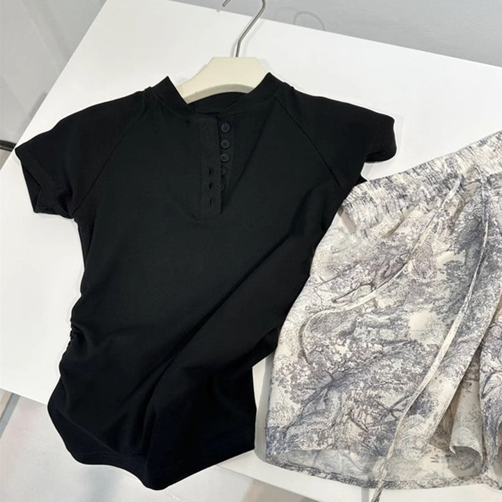 Femme Afslappet Pasform Vintage-inspirerede Trykte Shorts Stilla