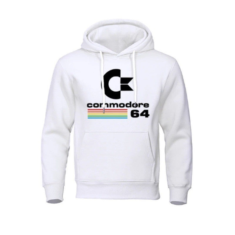 Kvinders hoodie med retro computer motiv Skovae