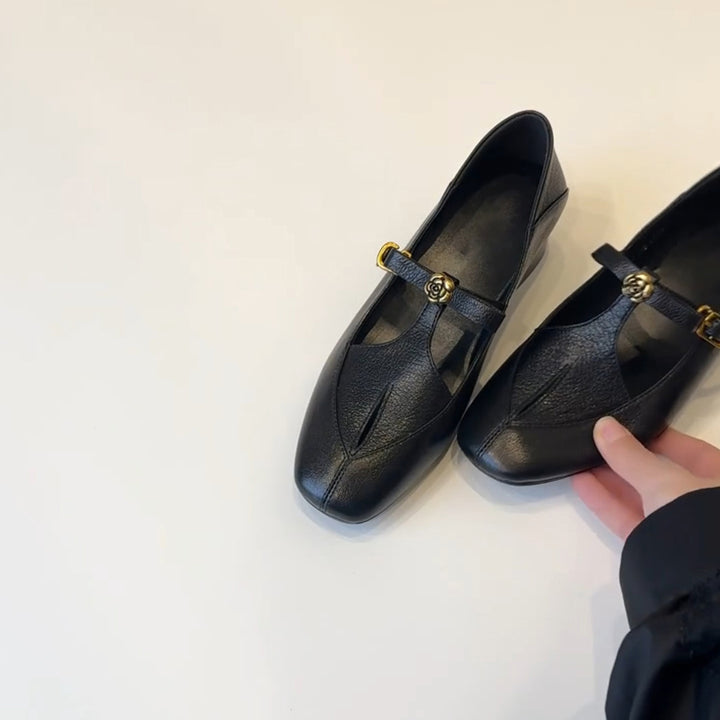 Kvinder Mary Jane Slipper med dekorativ spænde Stilla