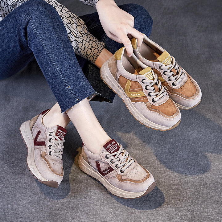 Dame stilfulde casual snørebånd sneakers Stilla