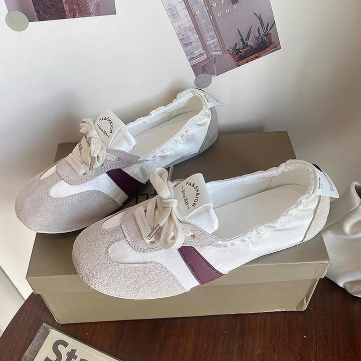 Dame sportliches sneakers med åndbart overmateriale og fleksibel sålrand Stilla