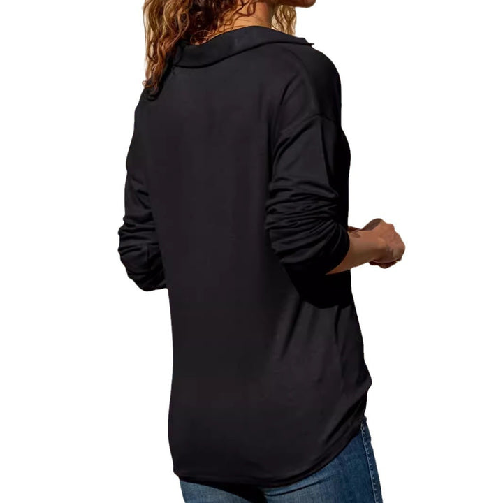 Dame Polo-Shirt med V-udskæring Stilla