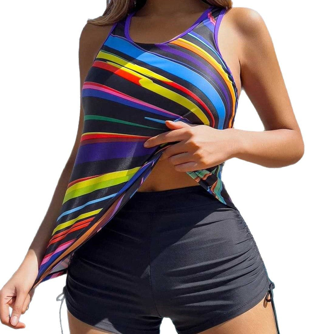 Dame Sporty Tanktop med afslappede shorts Stilla