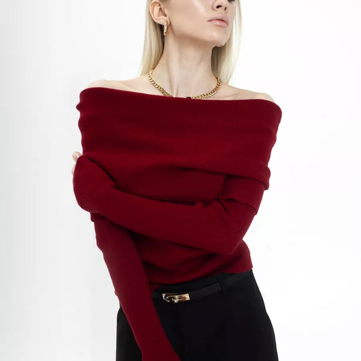 Off-Shoulder Langærmet Top Stilla