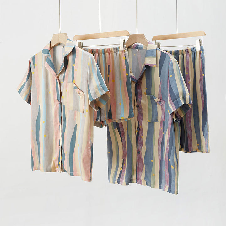 Dame Pyjama-sæt med unikt håndtegnet design og komfortabel pasform Stilla