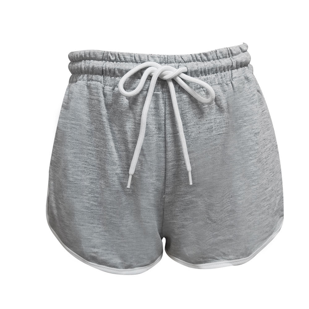 Dame Sporty Shorts med elastisk talje og snor Stilla