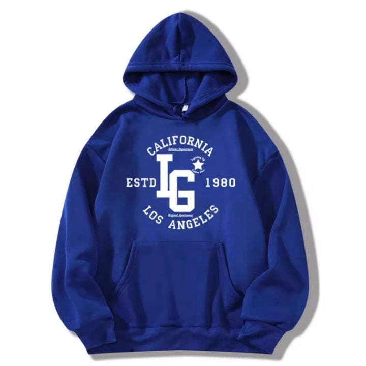Kvinders hoodie med sporty California tryk Skovae