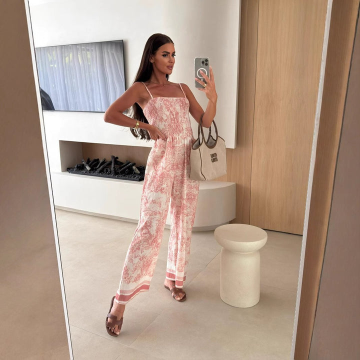 Dame Floral Print Jumpsuit Stilla