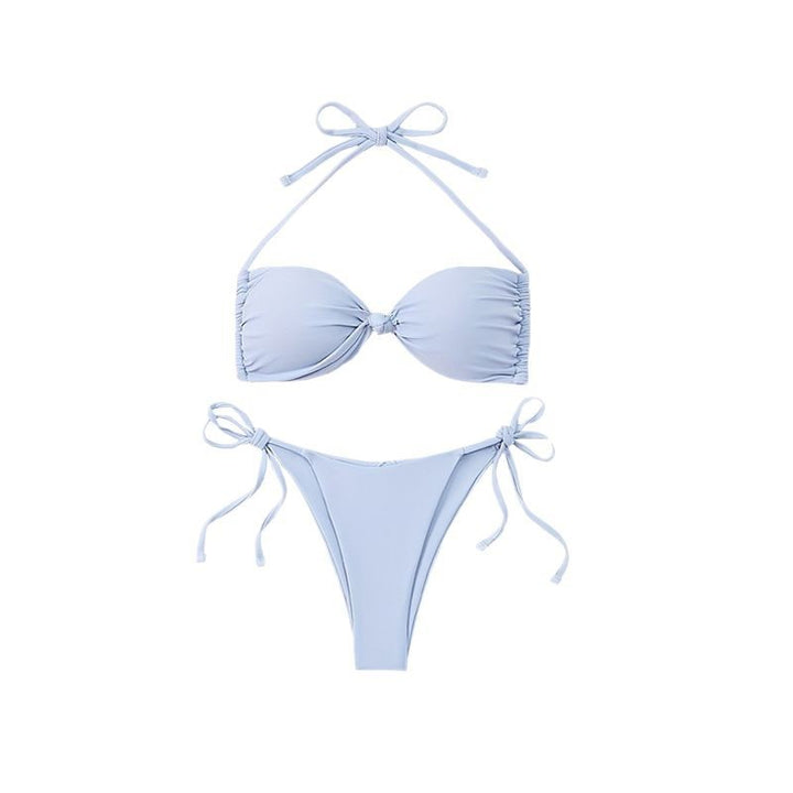 Dame Bikini-sæt med justerbare stropper og elegant sløjfe-udseende Stilla