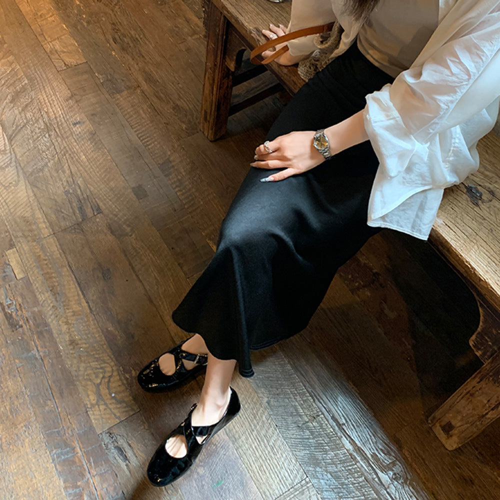 Femme Stilfulde Krydsrem Ballerinas Stilla