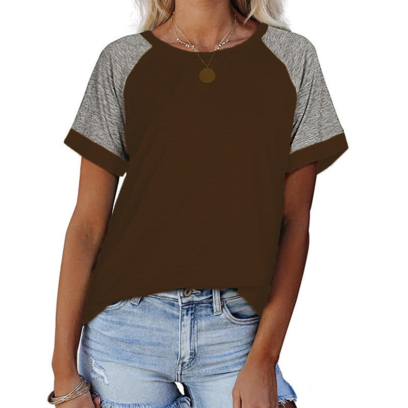 Dame Sporty fritids-T-shirt med stilfulde raglanærmer Stilla