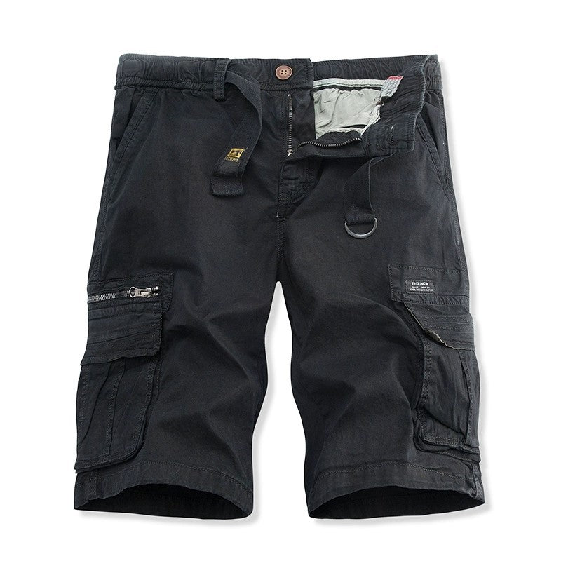 Herren Utility Cargo Shorts med multifunktionslommer Stilla