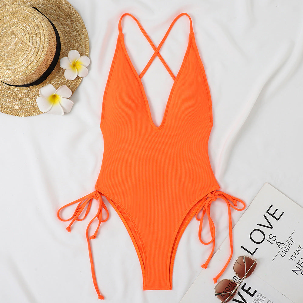 Femme Justerbar Cross-Back En-del Badehætte Stilla