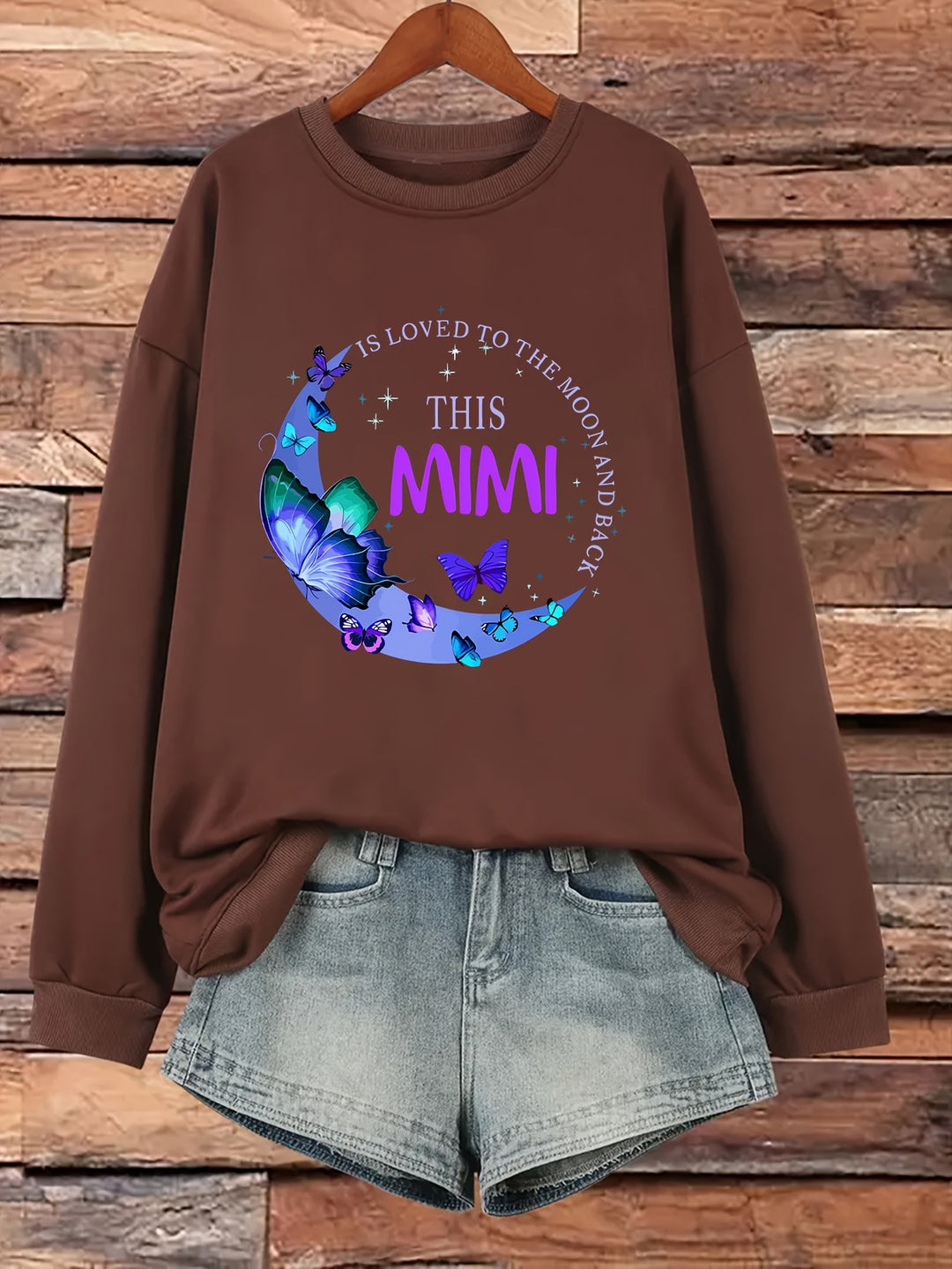Kvinders Grafisk Sweatshirt Stilla