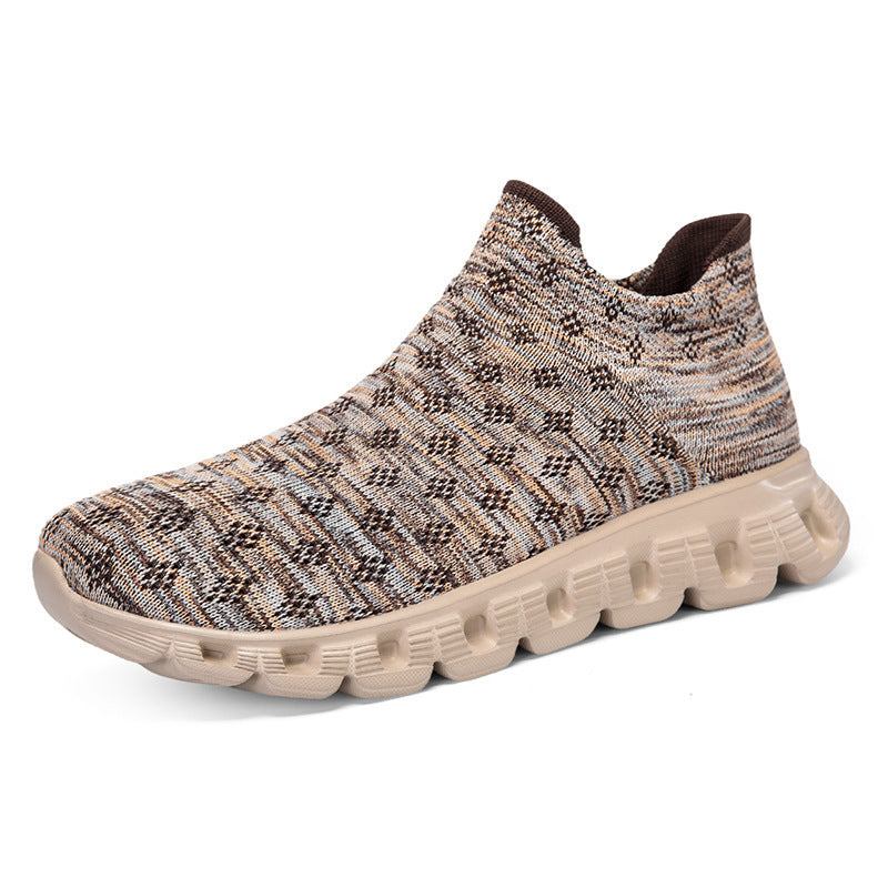 Herrer Slip-On Stretch Strik Performance Sneakers Stilla