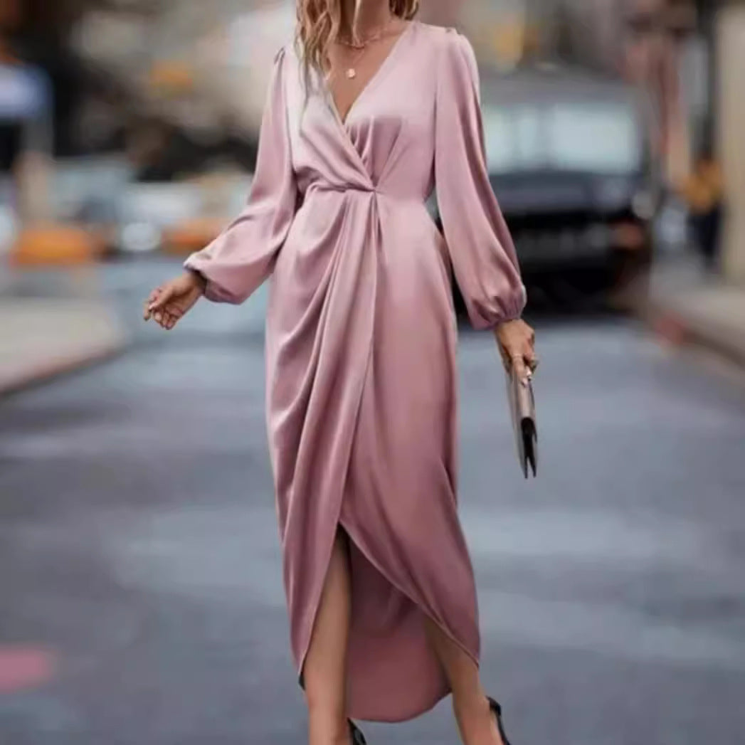 Dame elegant og flydende Maxi-kjole Stilla