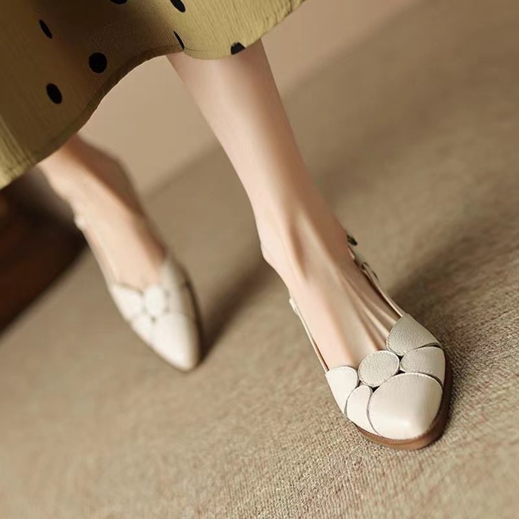 Damer Ballerinas med blomsterdesign og elegant snit Stilla