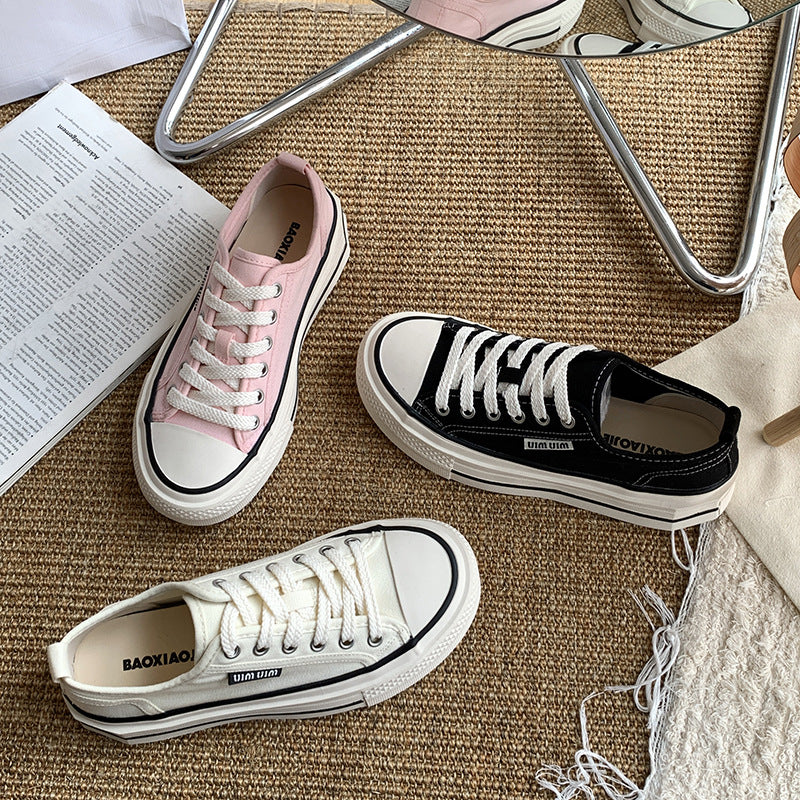 Herrer Fritid Snørebånd Canvas Sneakers Stilla