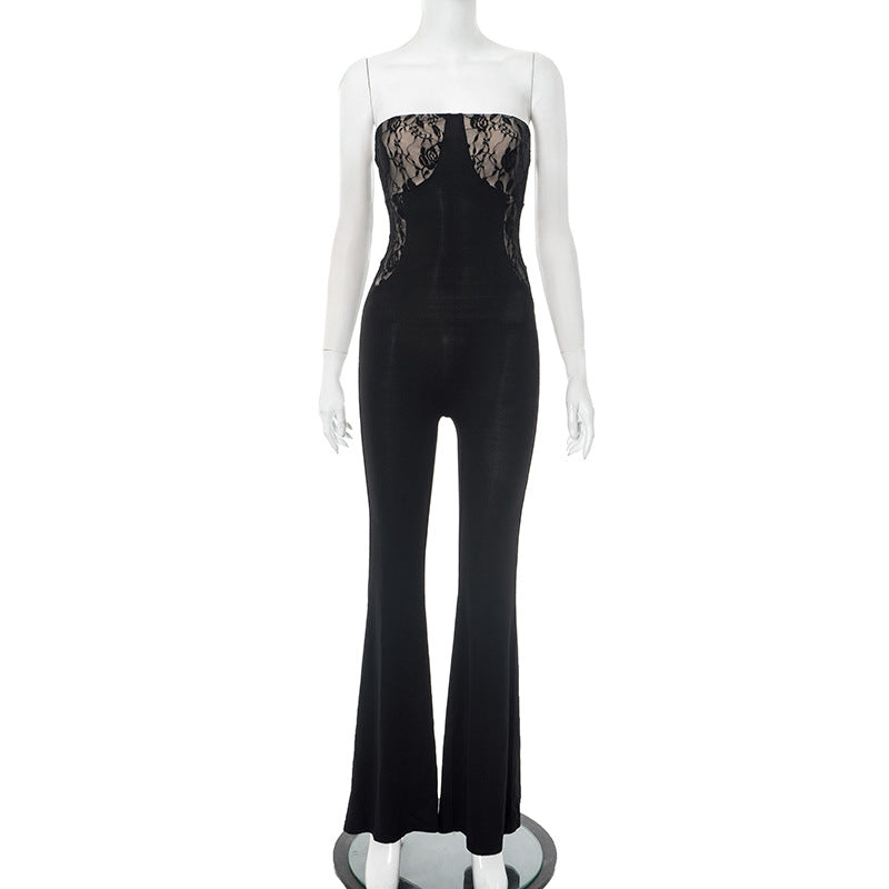 Femme Strapless Spids Bodysuit Jumpsuit Stilla