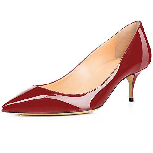 Femme Glinsende Spids-Tå Stiletto Sko Stilla