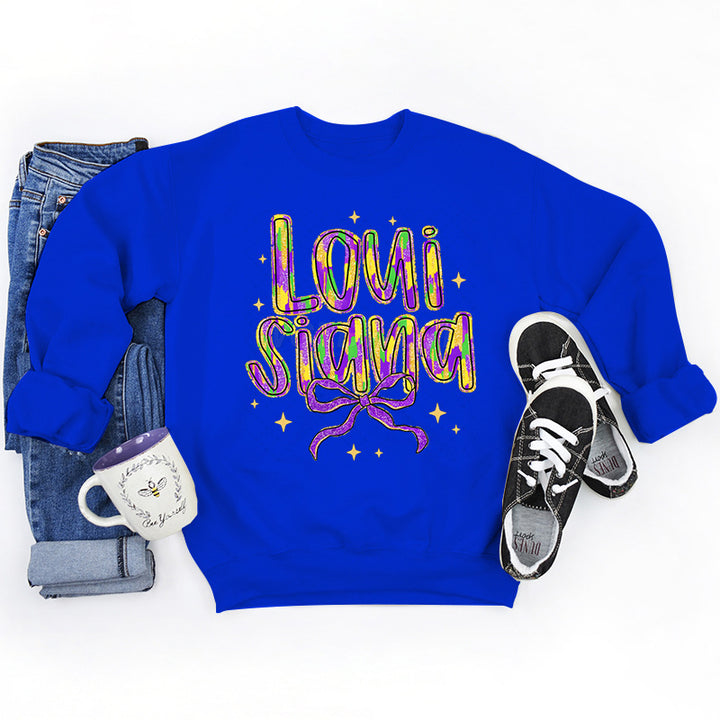 Kvinders sweatshirt med kreativ skrift og blødt inderskud Stilla