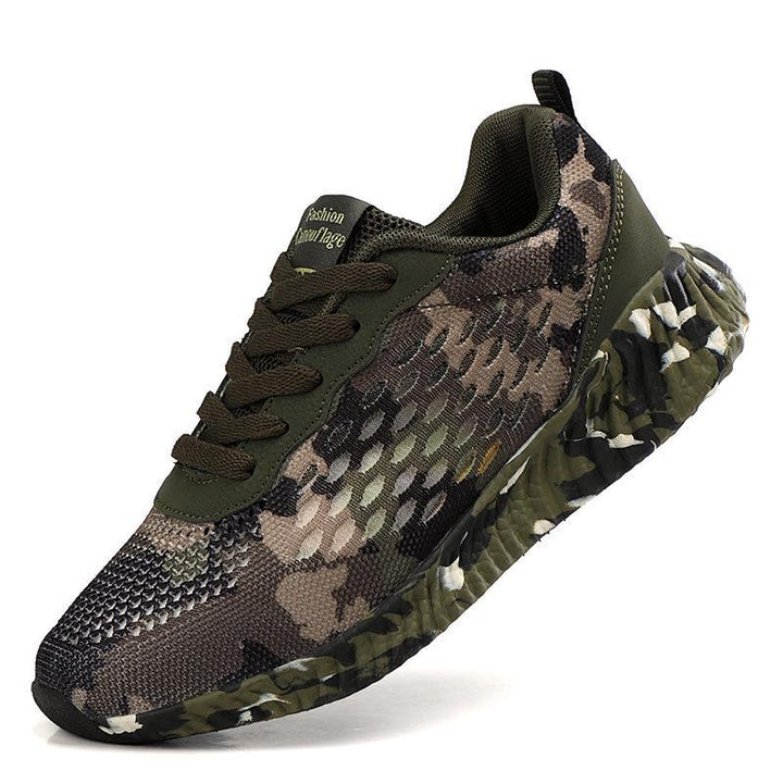 Herrer Stilfulde Camo Sport Sneakers Stilla