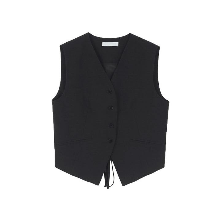 Dame elegant High-Waist Palazzo-bukser med plisseringer og praktiske lommer Stilla
