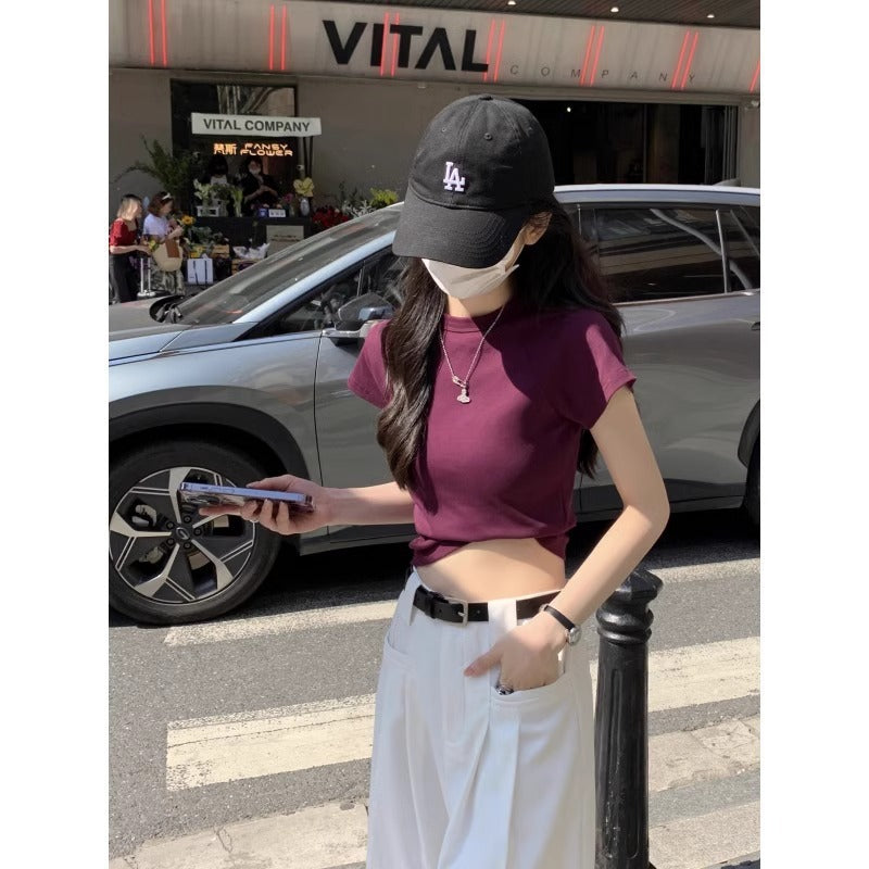 Femme Cropped Relaxed Fit T-Shirt Stilla
