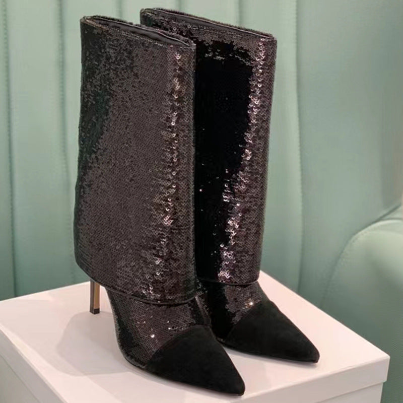 Dame Fashion-Forward Stiletto Støvler Stilla