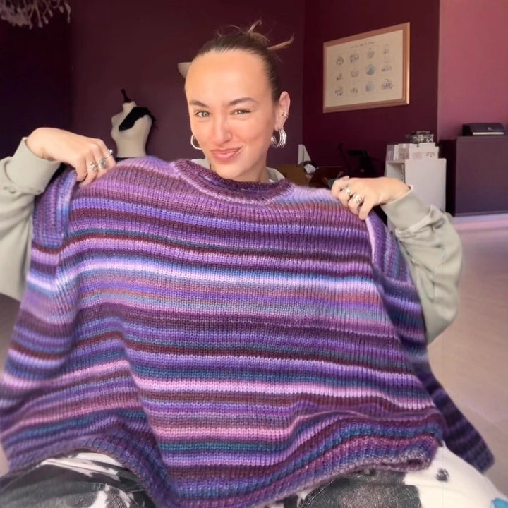 Damer strikket gradient pullover Stilla