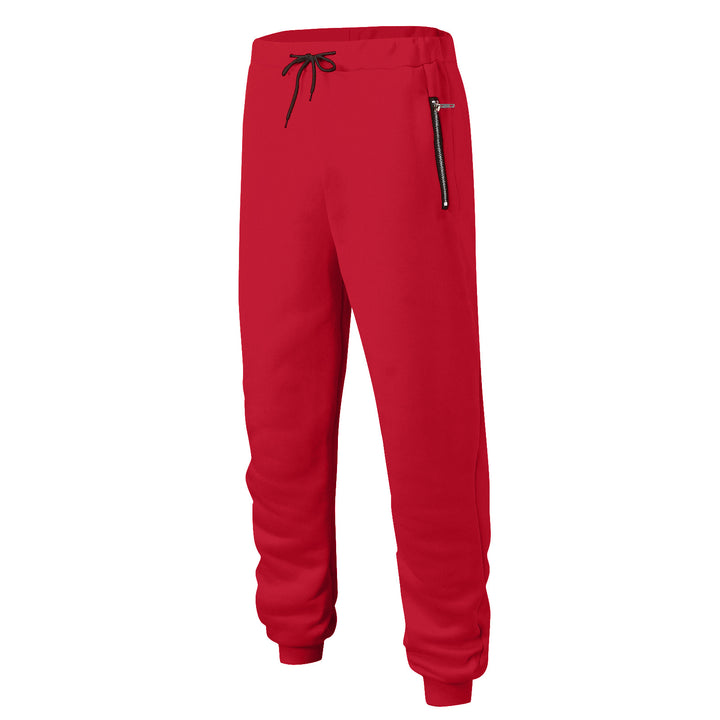 Herre Sporty Joggingbukser med sidelommer med lynlås Stilla