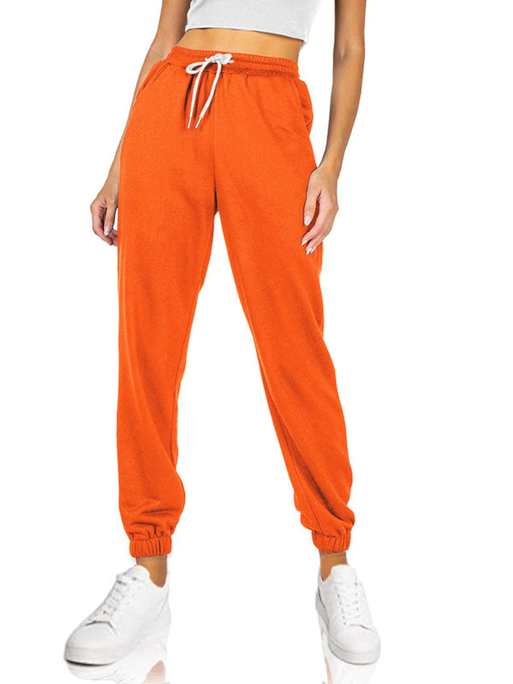 Dame sporty joggingbukser med elastisk talje og sidelommer Stilla
