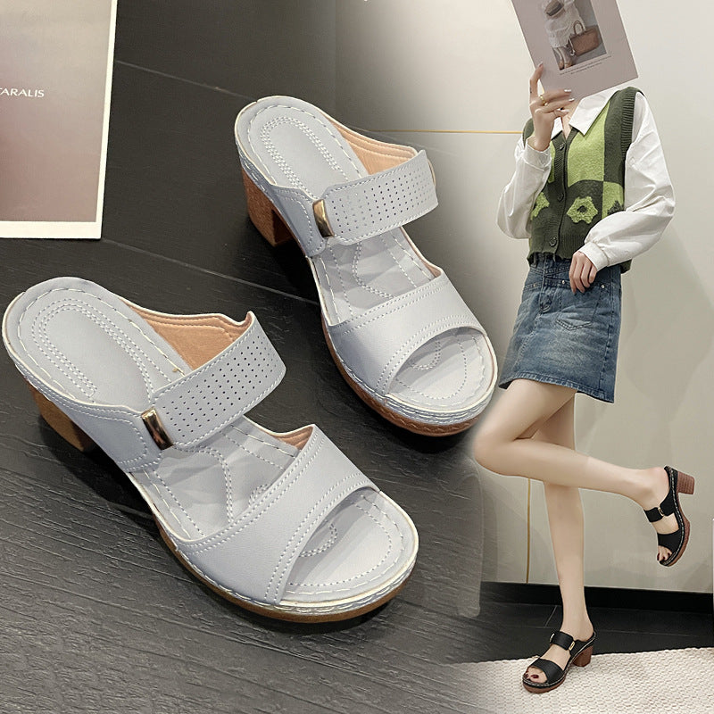 Dame Komfortable Hæl sandaler med moderne design Stilla