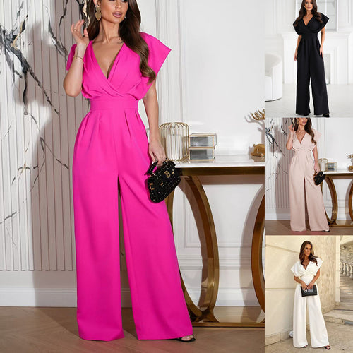 Dame Elegant bred ben bukser jumpsuit Stilla