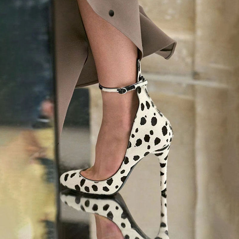 Dame Elegant Højhælede Slingback Pumps Stilla