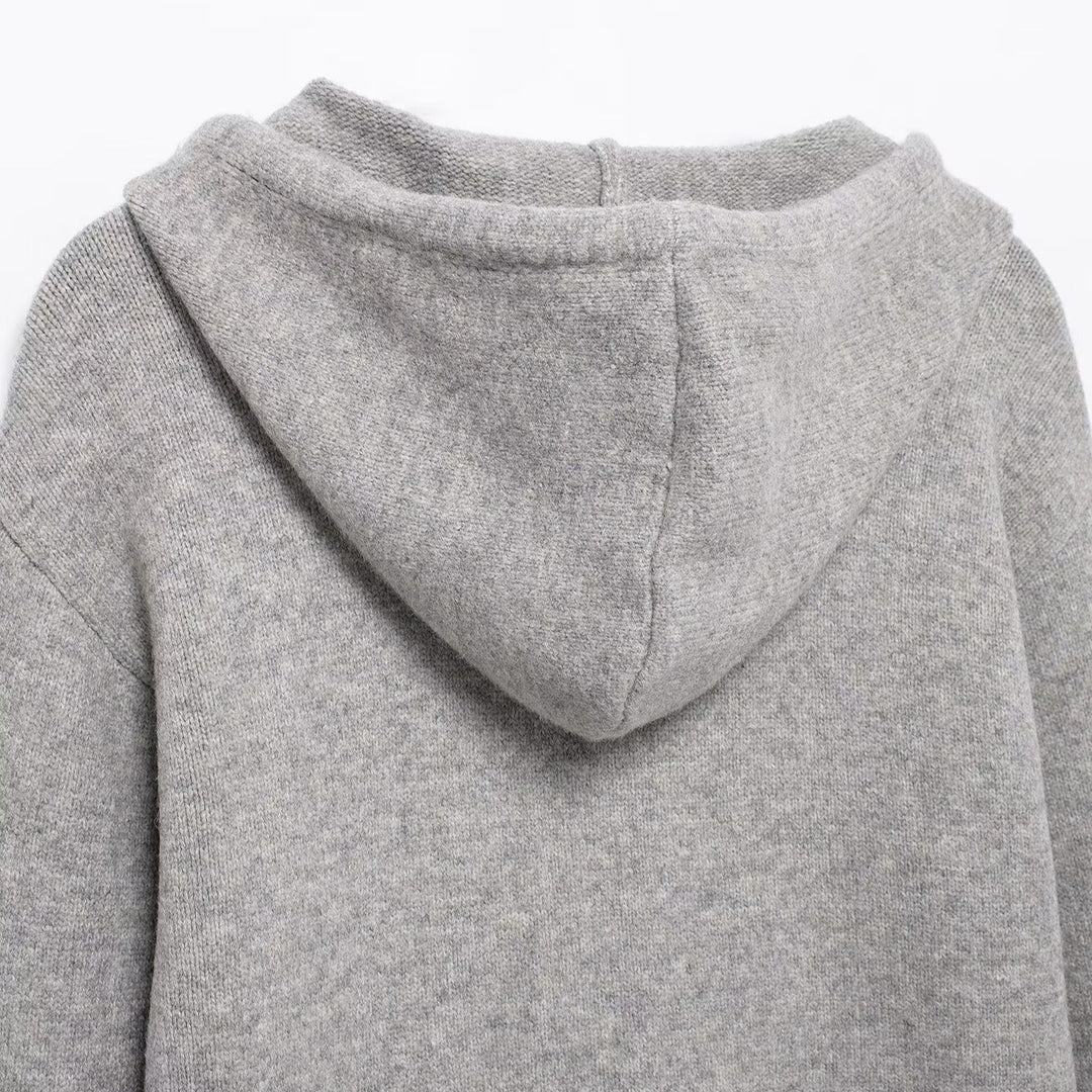 Femme Cozy Zip-Up Hættepullover Stilla