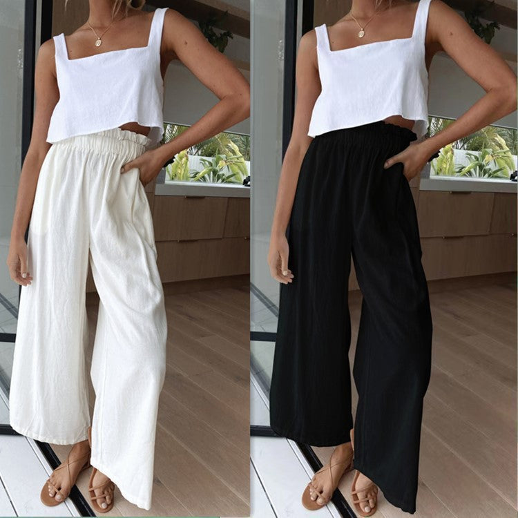 Damer Relaxed Fit Bred Ben Form Bukser Stilla