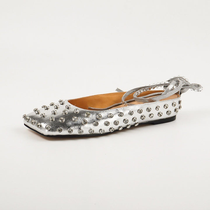 Femme Dekoreret Flade Mules Stilla