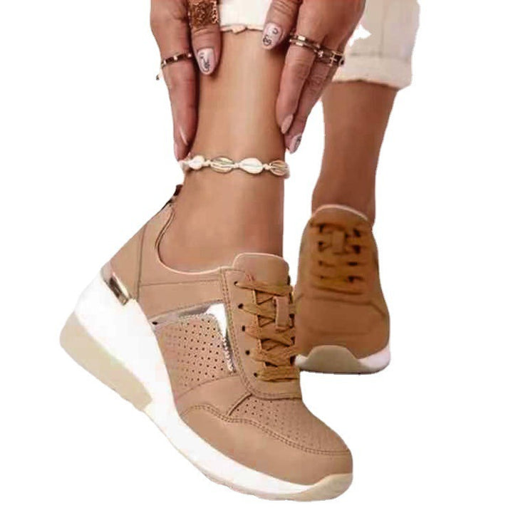 Dame Sporty Sneakers med åndbart mesh-ydre og mode accenter Stilla