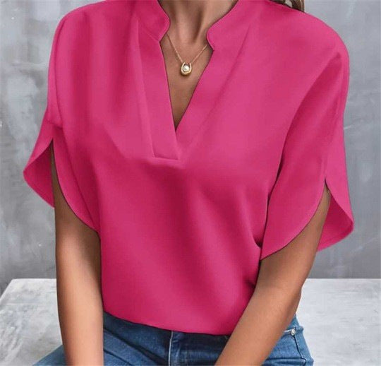 Dame elegant bluse med løs pasform Stilla