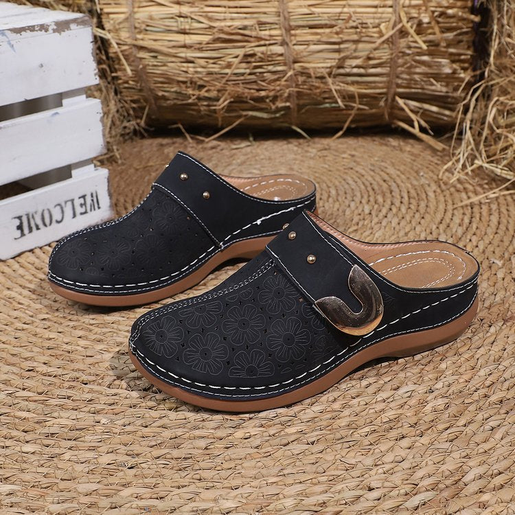 Dame Komfortable Clogs med elegante udsmykninger Stilla